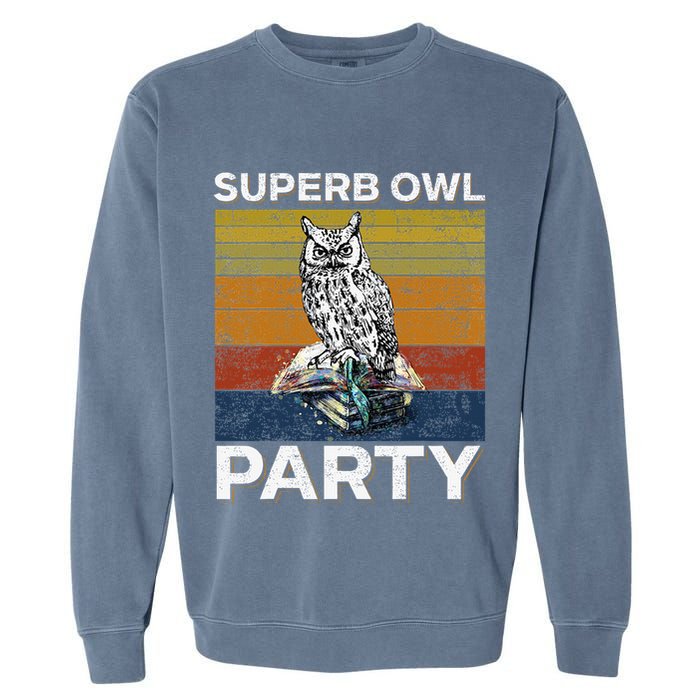 Superb Owl Party What We Do In The Shadows Owl Lover Garment-Dyed Sweatshirt