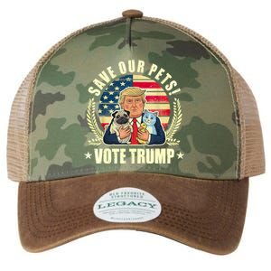 Save Our Pets Vote For Trump 2024 Trump Vance 2024 Election Legacy Tie Dye Trucker Hat