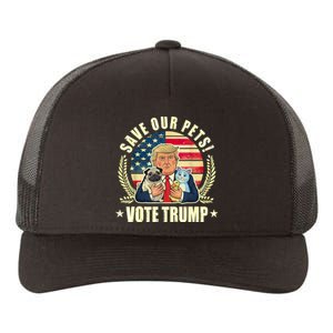 Save Our Pets Vote For Trump 2024 Trump Vance 2024 Election Yupoong Adult 5-Panel Trucker Hat