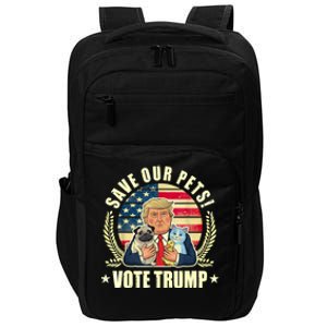 Save Our Pets Vote For Trump 2024 Trump Vance 2024 Election Impact Tech Backpack