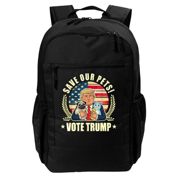 Save Our Pets Vote For Trump 2024 Trump Vance 2024 Election Daily Commute Backpack