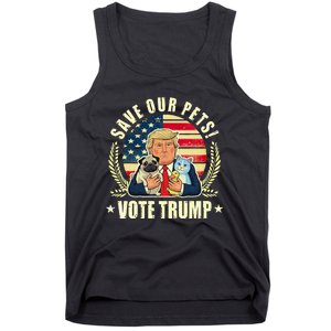 Save Our Pets Vote For Trump 2024 Trump Vance 2024 Tank Top