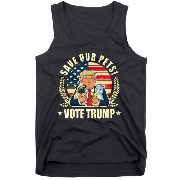 Save Our Pets Vote For Trump 2024 Trump Vance 2024 Tank Top