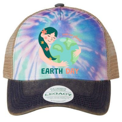 Save Our Planet Mother Earth Cute Legacy Tie Dye Trucker Hat