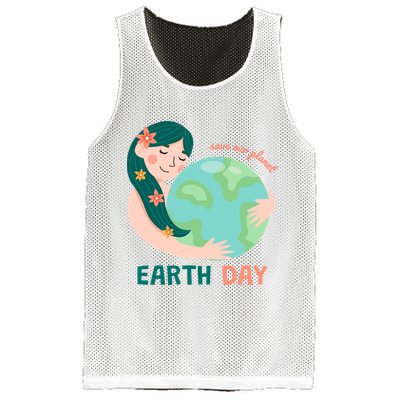 Save Our Planet Mother Earth Cute Mesh Reversible Basketball Jersey Tank
