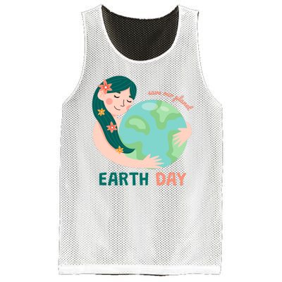 Save Our Planet Mother Earth Cute Mesh Reversible Basketball Jersey Tank