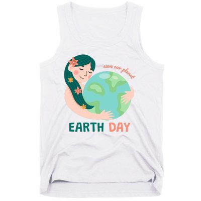 Save Our Planet Mother Earth Cute Tank Top