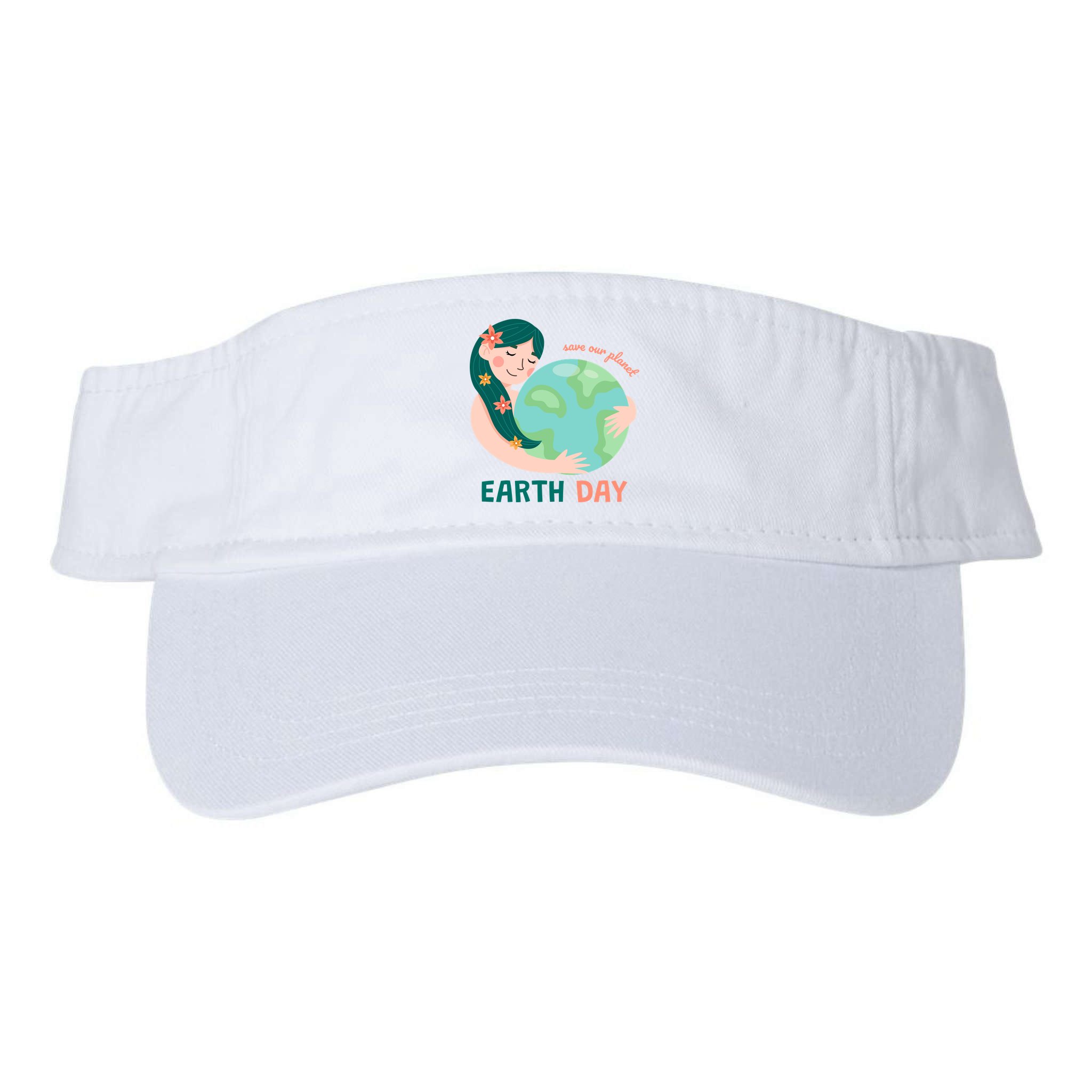Save Our Planet Mother Earth Cute Visor