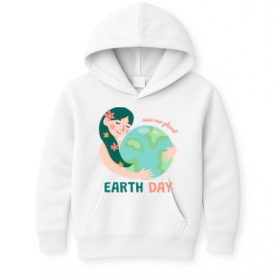 Save Our Planet Mother Earth Cute Kids Hoodie
