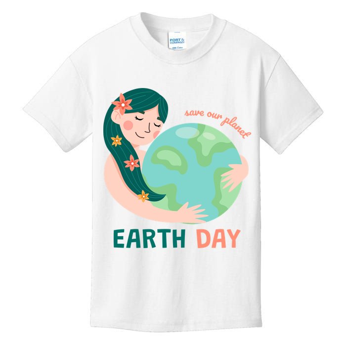 Save Our Planet Mother Earth Cute Kids T-Shirt