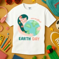 Save Our Planet Mother Earth Cute Kids T-Shirt