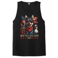 Save Our Pets Funny Make Pets Safe Again Trump 2024 Gift PosiCharge Competitor Tank