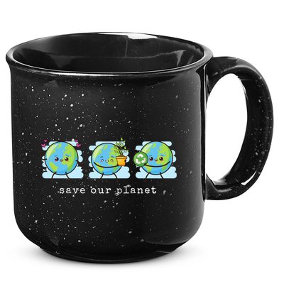 Save Our Planet Earth Day Awareness Cute 15oz Campfire Ceramic Mug