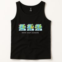 Save Our Planet Earth Day Awareness Cute Tank Top