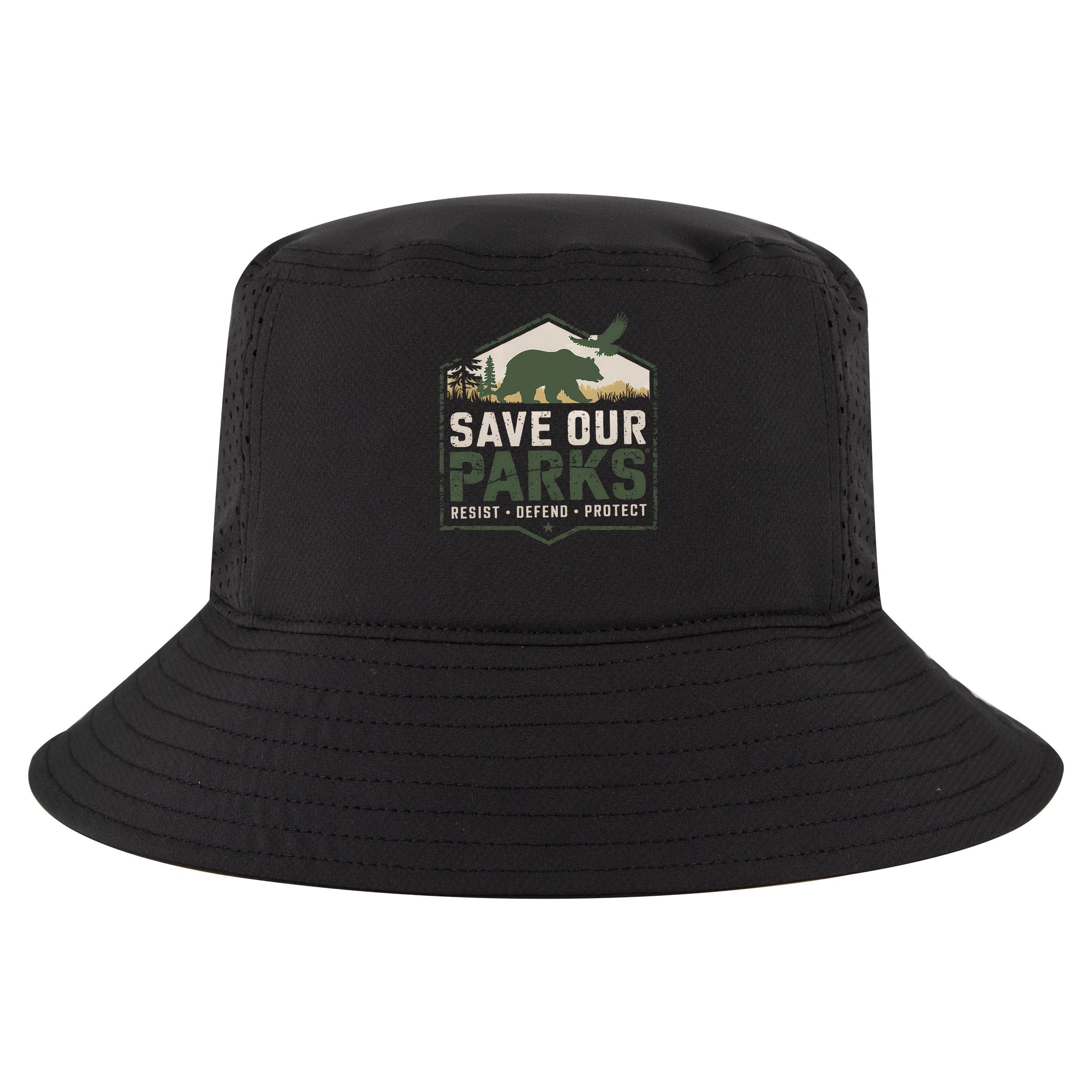 Save Our Parks Resist National Park Protect ALT US Parks Cool Comfort Performance Bucket Hat