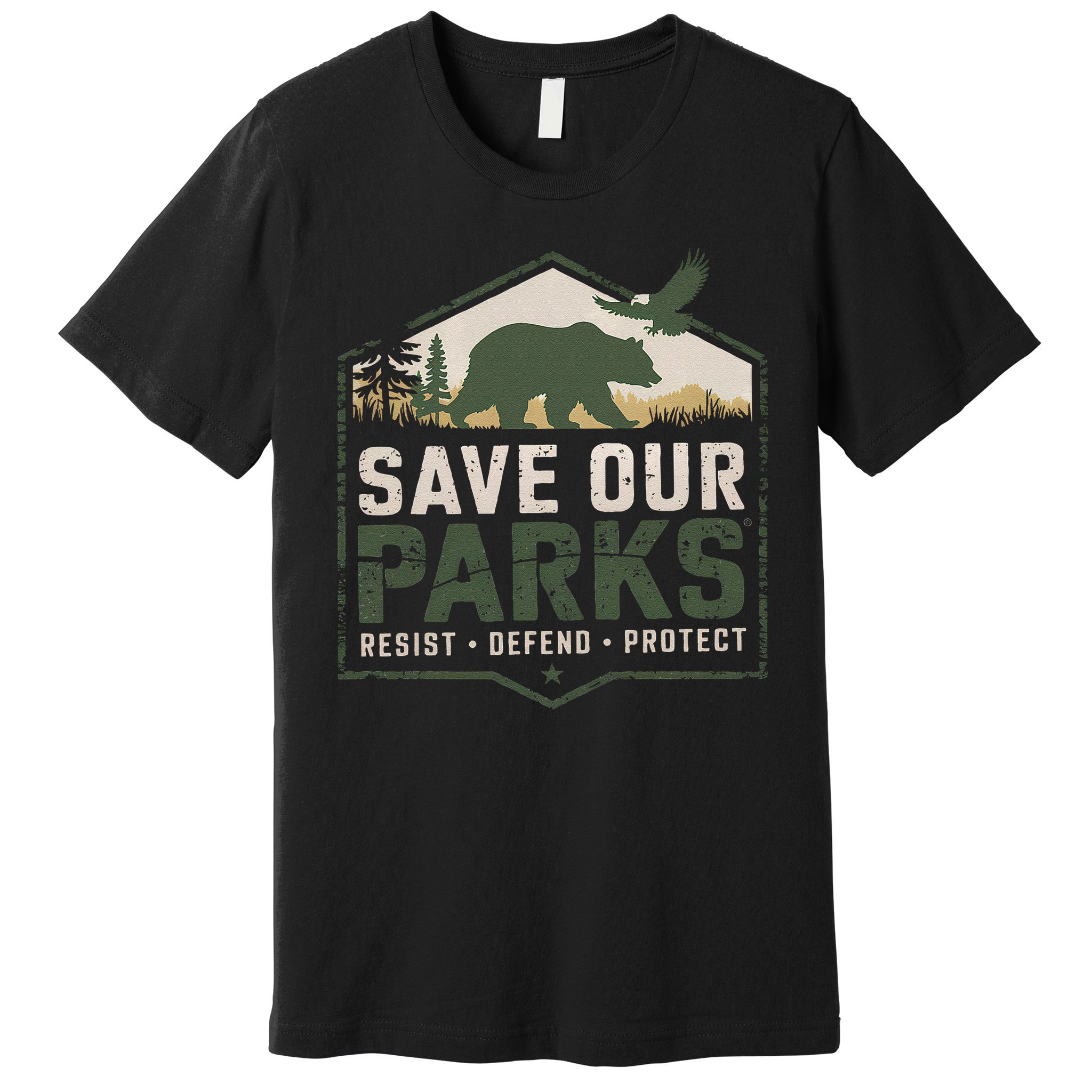 Save Our Parks Resist National Park Protect ALT US Parks Premium T-Shirt