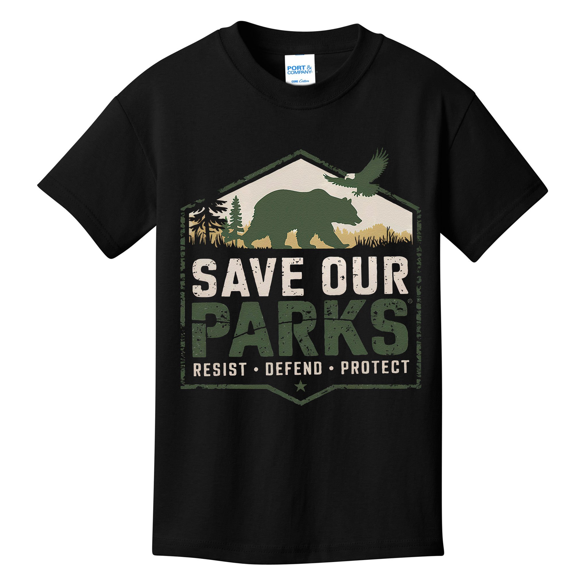 Save Our Parks Resist National Park Protect ALT US Parks Kids T-Shirt