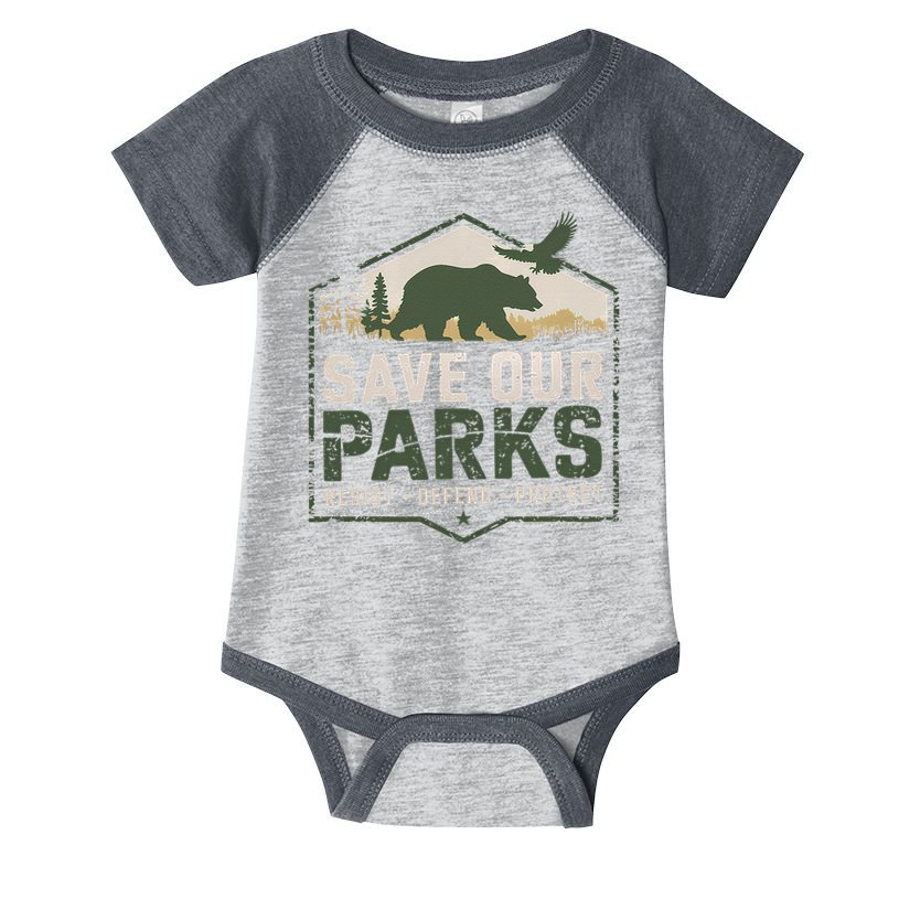 Save Our Parks Resist National Park Protect ALT US Parks Infant Baby Jersey Bodysuit