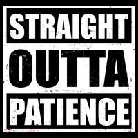 Straight Outta Patience Meme Sustainable Bucket Hat