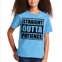 Straight Outta Patience Meme Kids T-Shirt