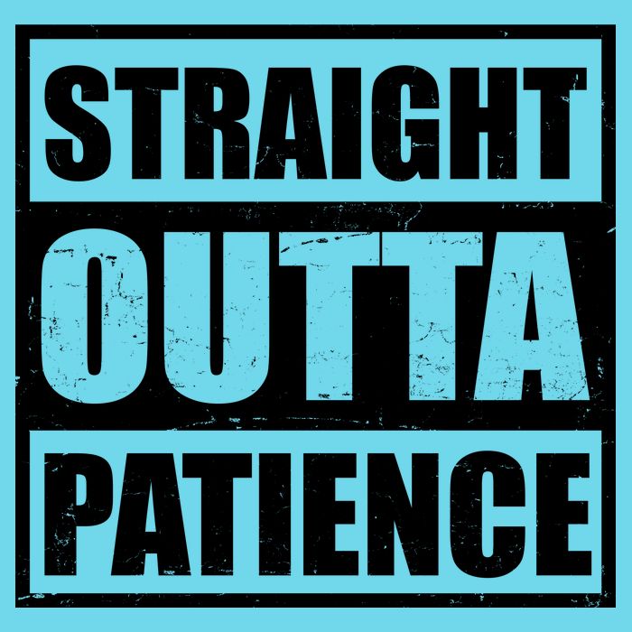 Straight Outta Patience Meme Kids T-Shirt