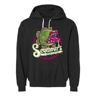 Seymour&X27;S Organic Plant Food Musical Theatre Vintage Cult Movie Garment-Dyed Fleece Hoodie