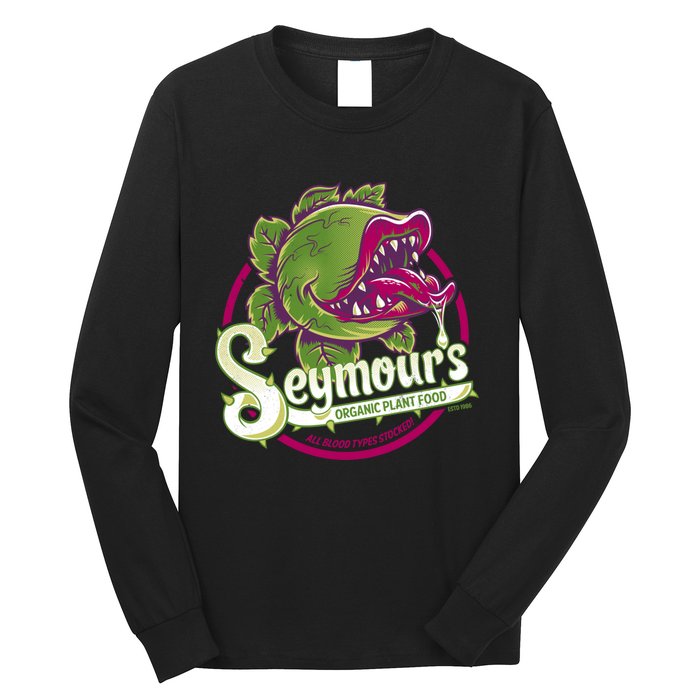 Seymour&X27;S Organic Plant Food Musical Theatre Vintage Cult Movie Long Sleeve Shirt