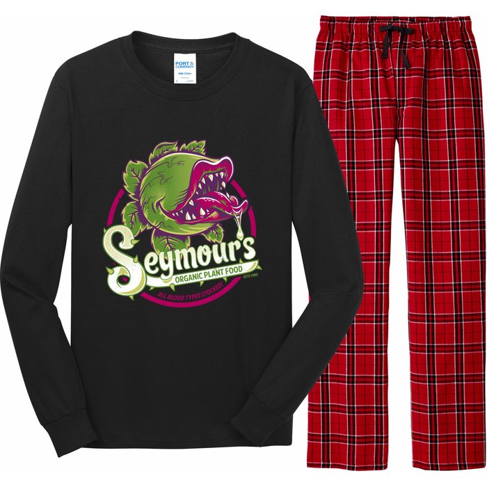 Seymour&X27;S Organic Plant Food Musical Theatre Vintage Cult Movie Long Sleeve Pajama Set