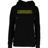 Sultans Of Ping Advice Womens Funnel Neck Pullover Hood