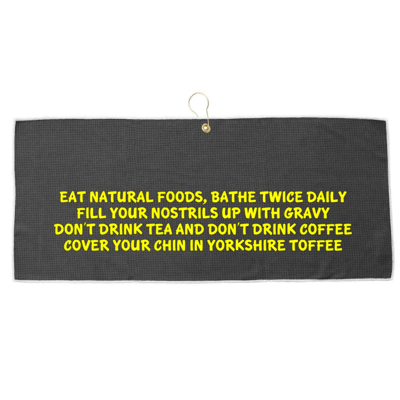 Sultans Of Ping Advice Large Microfiber Waffle Golf Towel