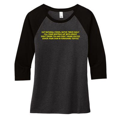 Sultans Of Ping Advice Women's Tri-Blend 3/4-Sleeve Raglan Shirt