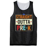 Straight Outta Pre K Preschool Graduation Gifts Mesh Reversible Basketball Jersey Tank