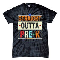 Straight Outta Pre K Preschool Graduation Gifts Tie-Dye T-Shirt