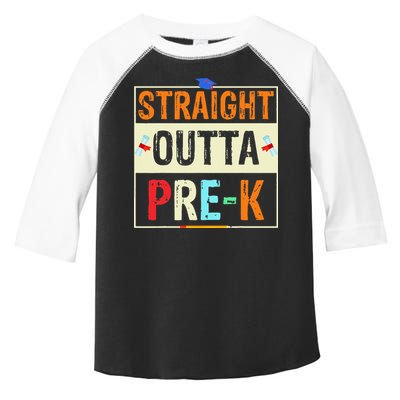 Straight Outta Pre K Preschool Graduation Gifts Toddler Fine Jersey T-Shirt