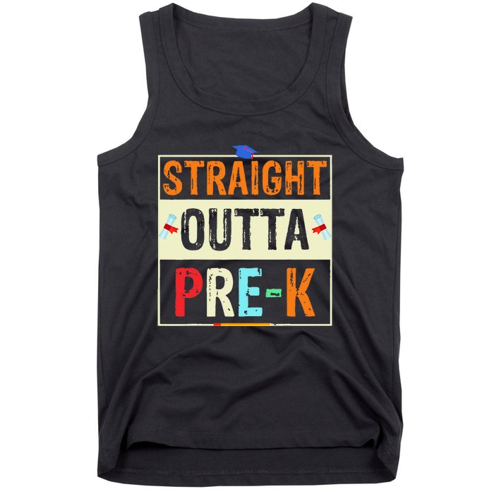 Straight Outta Pre K Preschool Graduation Gifts Tank Top