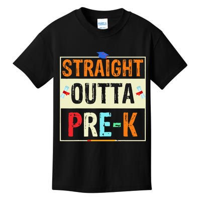 Straight Outta Pre K Preschool Graduation Gifts Kids T-Shirt