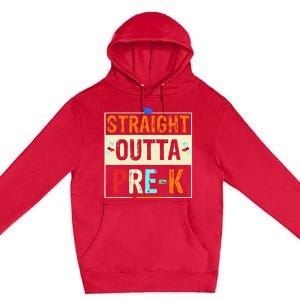 Straight Outta Pre K Preschool Graduation Gifts Premium Pullover Hoodie