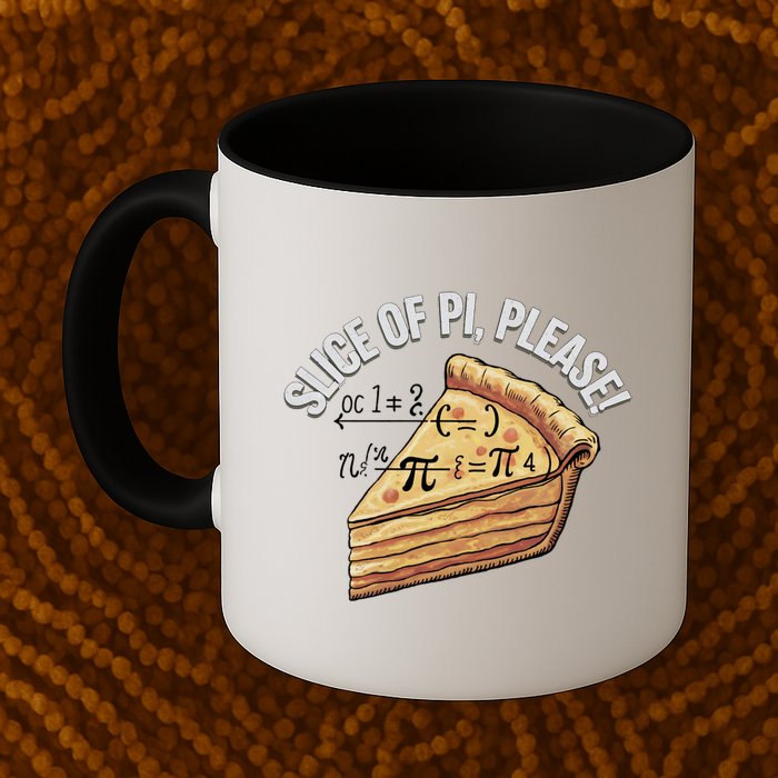 Slice Of Pi Please Funny Math Humor Pi Day Gift Coffee Mug