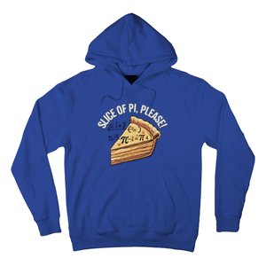 Slice Of Pi Please Funny Math Humor Pi Day Gift Hoodie