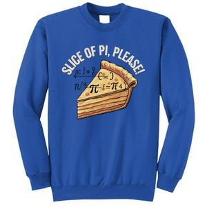 Slice Of Pi Please Funny Math Humor Pi Day Gift Sweatshirt