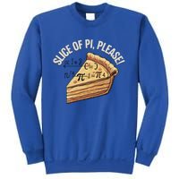 Slice Of Pi Please Funny Math Humor Pi Day Gift Sweatshirt