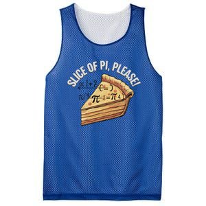 Slice Of Pi Please Funny Math Humor Pi Day Gift Mesh Reversible Basketball Jersey Tank