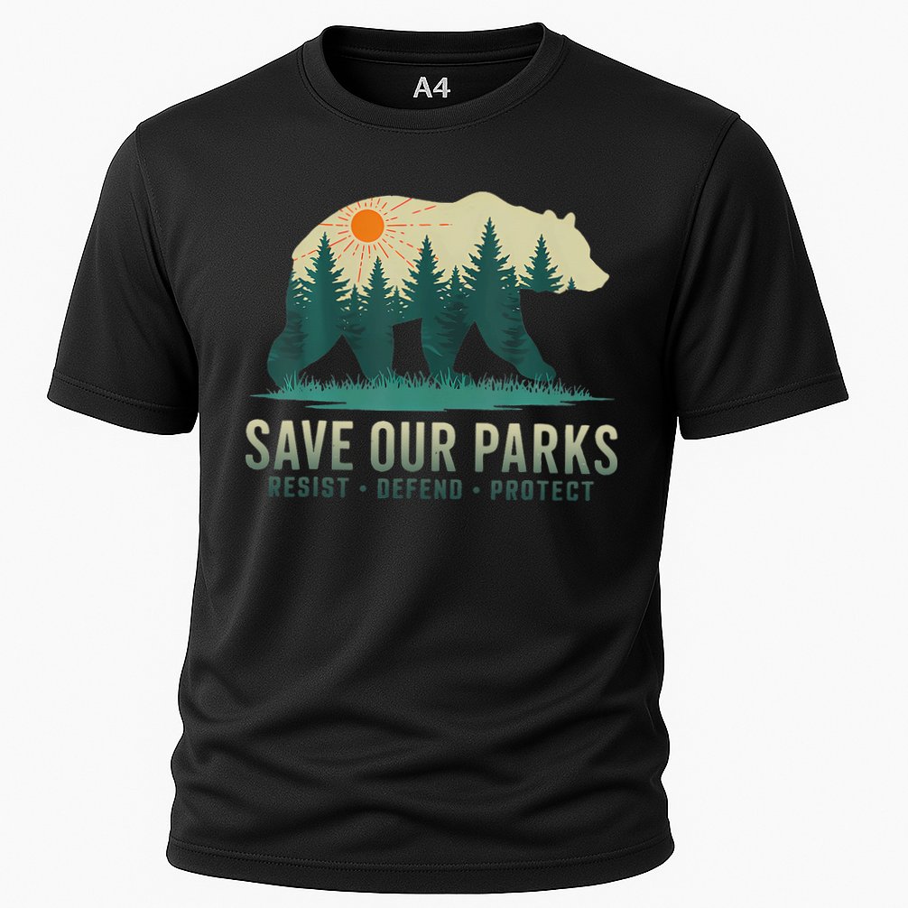 Save Our Parks Resist National Park Protect Alt Us Cooling Performance Crew T-Shirt
