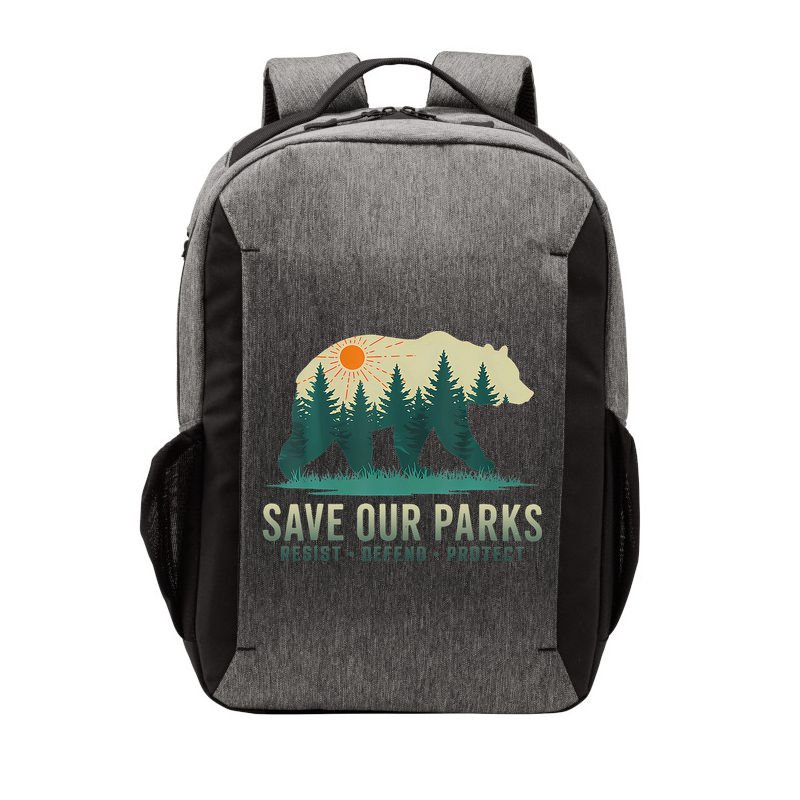 Save Our Parks Resist National Park Protect Alt Us Vector Backpack