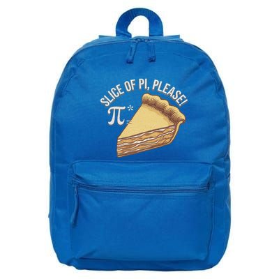 Slice Of Pi Please Funny Math Humor Gift 16 in Basic Backpack