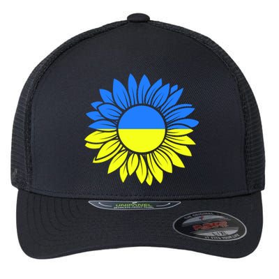 Sunflower Of Peace Ukraine Strong Vyshyvanka Flexfit Unipanel Trucker Cap