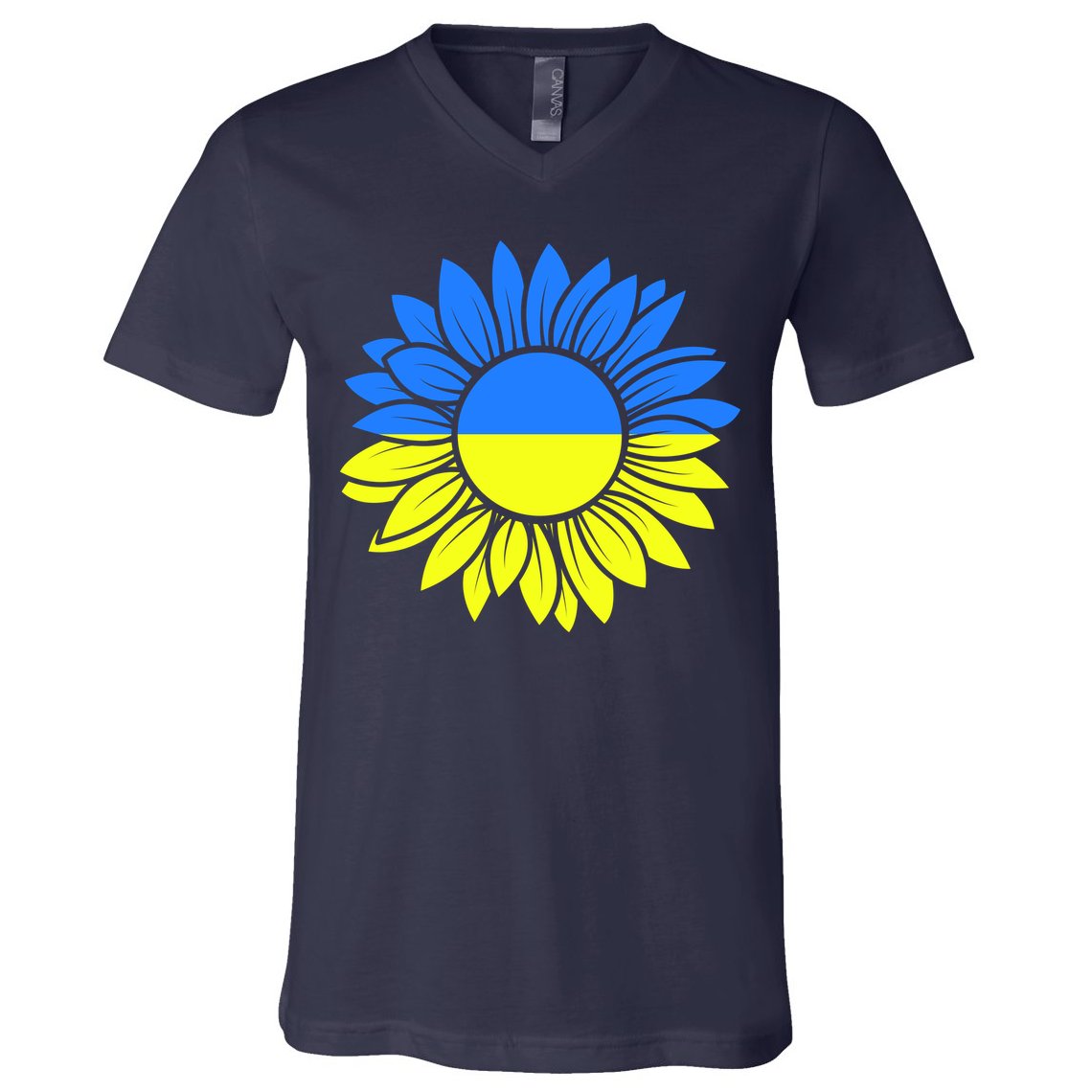 Sunflower Of Peace Ukraine Strong Vyshyvanka V-Neck T-Shirt
