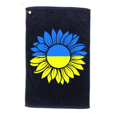 Sunflower Of Peace Ukraine Strong Vyshyvanka Golf Towel