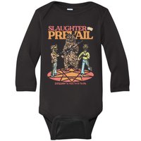 S.L.A.U.G.H.T.E.R O Prevail Baby Long Sleeve Bodysuit