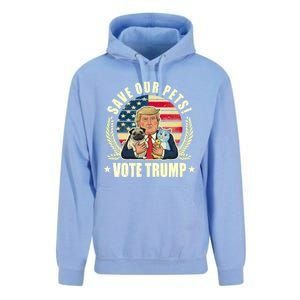 Save Our Pets Vote For Trump 2024 Trump Vance 2024 Election Gift Unisex Surf Hoodie